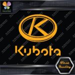 Compatible Kubota Machinerie Equipment Oval Emblem Logo Vinyl Decals Stickers - Image 7