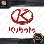 Compatible Kubota Machinerie Equipment Oval Emblem Logo Vinyl Decals Stickers - Image 9