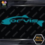 Compatible Orvis Fly Fishing Sports Salmon Name Logo Decals Stickers Vinyl - Image 14