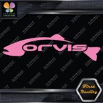 Compatible Orvis Fly Fishing Sports Salmon Name Logo Decals Stickers Vinyl - Image 21