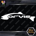 Compatible Orvis Fly Fishing Sports Salmon Name Logo Decals Stickers Vinyl - Image 5