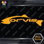 Compatible Orvis Fly Fishing Sports Salmon Name Logo Decals Stickers Vinyl - Image 8