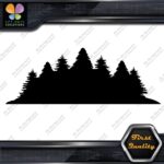 Forest Silhouette Firs Spruces Trees Nature Landscape Decals Stickers Vinyl