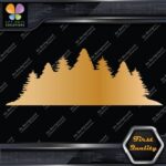 Forest Silhouette Firs Spruces Trees Nature Landscape Decals Stickers Vinyl - Image 17