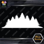 Forest Silhouette Firs Spruces Trees Nature Landscape Decals Stickers Vinyl - Image 3