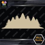 Forest Silhouette Firs Spruces Trees Nature Landscape Decals Stickers Vinyl - Image 23