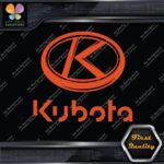 Compatible Kubota Machinerie Equipment Oval Emblem Logo Vinyl Decals Stickers - Image 26