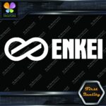 Compatible Enkei Wheels Cars Logo JDM Racing Tuning Vinyl Decals Stickers - Image 3