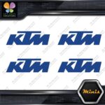 Compatible KTM Motocross Motorcycles Pack of 4 MINI SIZE Decals Stickers Vinyl - Image 11