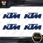 Compatible KTM Motocross Motorcycles Pack of 4 MINI SIZE Decals Stickers Vinyl - Image 12