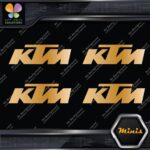 Compatible KTM Motocross Motorcycles Pack of 4 MINI SIZE Decals Stickers Vinyl - Image 17