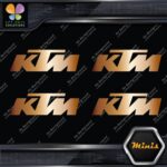 Compatible KTM Motocross Motorcycles Pack of 4 MINI SIZE Decals Stickers Vinyl - Image 19