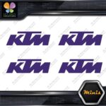 Compatible KTM Motocross Motorcycles Pack of 4 MINI SIZE Decals Stickers Vinyl - Image 22