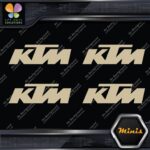 Compatible KTM Motocross Motorcycles Pack of 4 MINI SIZE Decals Stickers Vinyl - Image 23