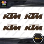 Compatible KTM Motocross Motorcycles Pack of 4 MINI SIZE Decals Stickers Vinyl - Image 24