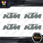 Compatible KTM Motocross Motorcycles Pack of 4 MINI SIZE Decals Stickers Vinyl - Image 5