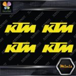 Compatible KTM Motocross Motorcycles Pack of 4 MINI SIZE Decals Stickers Vinyl - Image 6