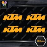 Compatible KTM Motocross Motorcycles Pack of 4 MINI SIZE Decals Stickers Vinyl - Image 7