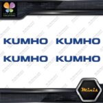 Compatible Kumho Tires Name Tuning JDM Pack of 4 MINI SIZE Decals Stickers Vinyl - Image 11