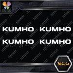 Compatible Kumho Tires Name Tuning JDM Pack of 4 MINI SIZE Decals Stickers Vinyl - Image 3