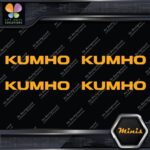 Compatible Kumho Tires Name Tuning JDM Pack of 4 MINI SIZE Decals Stickers Vinyl - Image 6