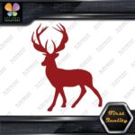 Deer Standing Up Male Stag Buck Antlers Hunting Reindeer Decals Stickers Vinyl - Image 12