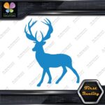 Deer Standing Up Male Stag Buck Antlers Hunting Reindeer Decals Stickers Vinyl - Image 13