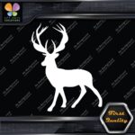 Deer Standing Up Male Stag Buck Antlers Hunting Reindeer Decals Stickers Vinyl