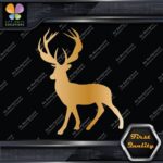 Deer Standing Up Male Stag Buck Antlers Hunting Reindeer Decals Stickers Vinyl - Image 19