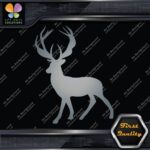 Deer Standing Up Male Stag Buck Antlers Hunting Reindeer Decals Stickers Vinyl - Image 20