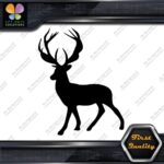 Deer Standing Up Male Stag Buck Antlers Hunting Reindeer Decals Stickers Vinyl - Image 3