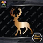 Deer Standing Up Male Stag Buck Antlers Hunting Reindeer Decals Stickers Vinyl - Image 21