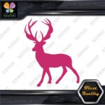 Deer Standing Up Male Stag Buck Antlers Hunting Reindeer Decals Stickers Vinyl - Image 22