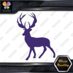 Deer Standing Up Male Stag Buck Antlers Hunting Reindeer Decals Stickers Vinyl - Image 24