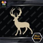 Deer Standing Up Male Stag Buck Antlers Hunting Reindeer Decals Stickers Vinyl - Image 5
