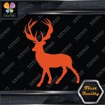 Deer Standing Up Male Stag Buck Antlers Hunting Reindeer Decals Stickers Vinyl - Image 10