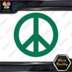 Peace Sign Circle Traditional Classic Symbol Hippie Love Decals Stickers Vinyl - Image 15