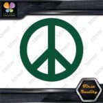 Peace Sign Circle Traditional Classic Symbol Hippie Love Decals Stickers Vinyl - Image 16