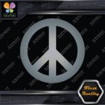 Peace Sign Circle Traditional Classic Symbol Hippie Love Decals Stickers Vinyl - Image 18