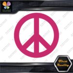 Peace Sign Circle Traditional Classic Symbol Hippie Love Decals Stickers Vinyl - Image 20