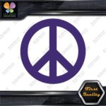 Peace Sign Circle Traditional Classic Symbol Hippie Love Decals Stickers Vinyl - Image 22