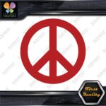 Peace Sign Circle Traditional Classic Symbol Hippie Love Decals Stickers Vinyl - Image 9