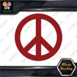 Peace Sign Circle Traditional Classic Symbol Hippie Love Decals Stickers Vinyl - Image 10