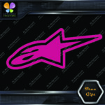 Compatible Alpinestars A Star Logo Motocross Motorcycles Vinyl Decals Stickers - Image 11