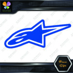 Compatible Alpinestars A Star Logo Motocross Motorcycles Vinyl Decals Stickers - Image 12