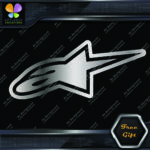 Compatible Alpinestars A Star Logo Motocross Motorcycles Vinyl Decals Stickers - Image 15