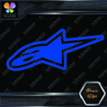 Compatible Alpinestars A Star Logo Motocross Motorcycles Vinyl Decals Stickers - Image 17