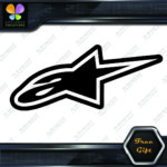 Compatible Alpinestars A Star Logo Motocross Motorcycles Vinyl Decals Stickers - Image 3