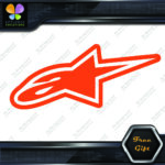 Compatible Alpinestars A Star Logo Motocross Motorcycles Vinyl Decals Stickers - Image 4