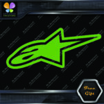 Compatible Alpinestars A Star Logo Motocross Motorcycles Vinyl Decals Stickers - Image 6